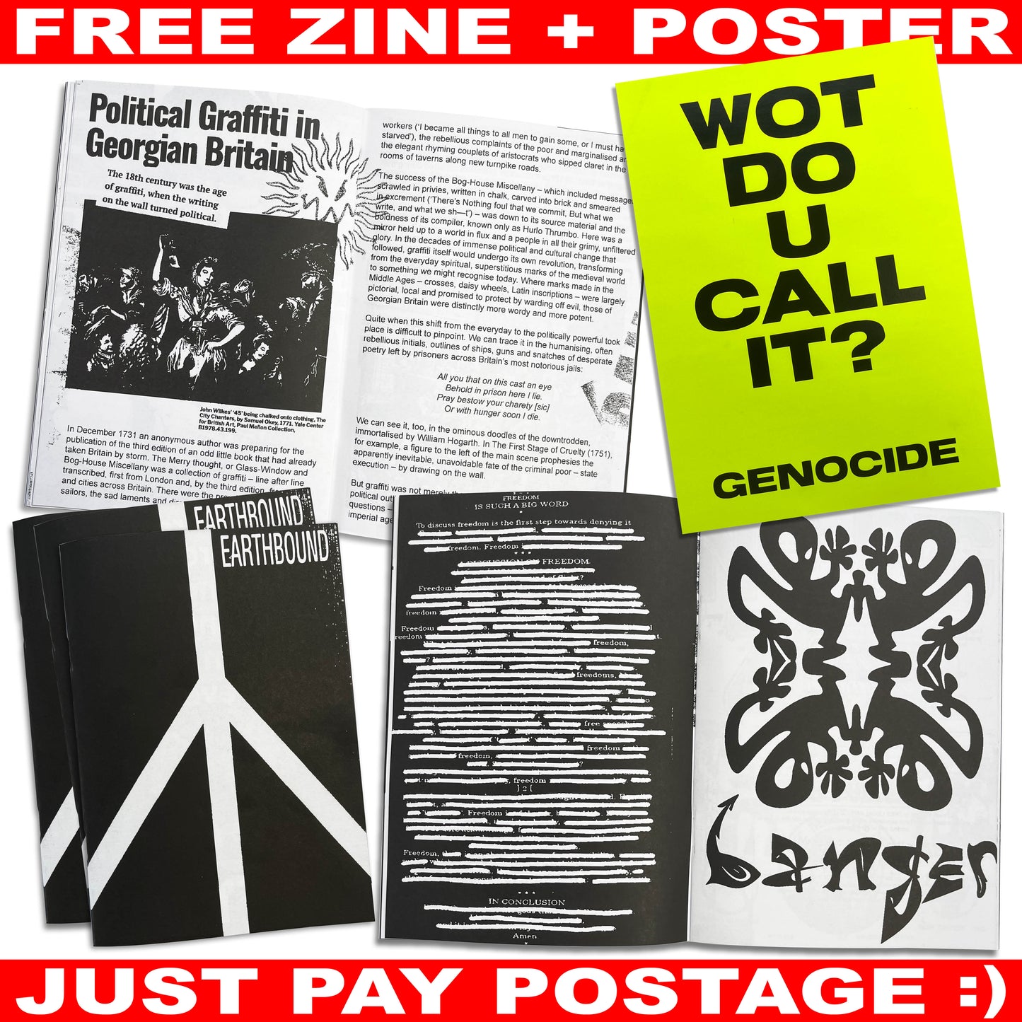 EARTHBOUND zine (issue four) + poster