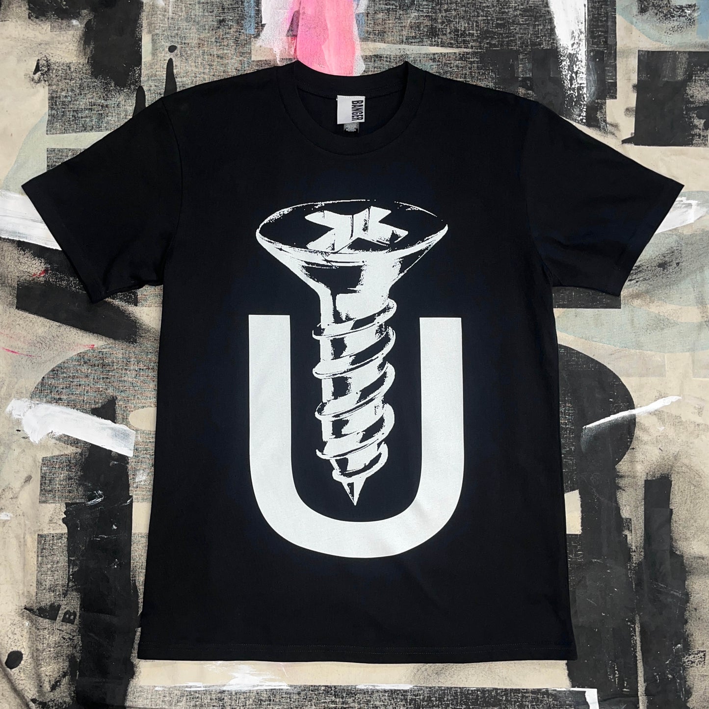SCREW U black T-shirt