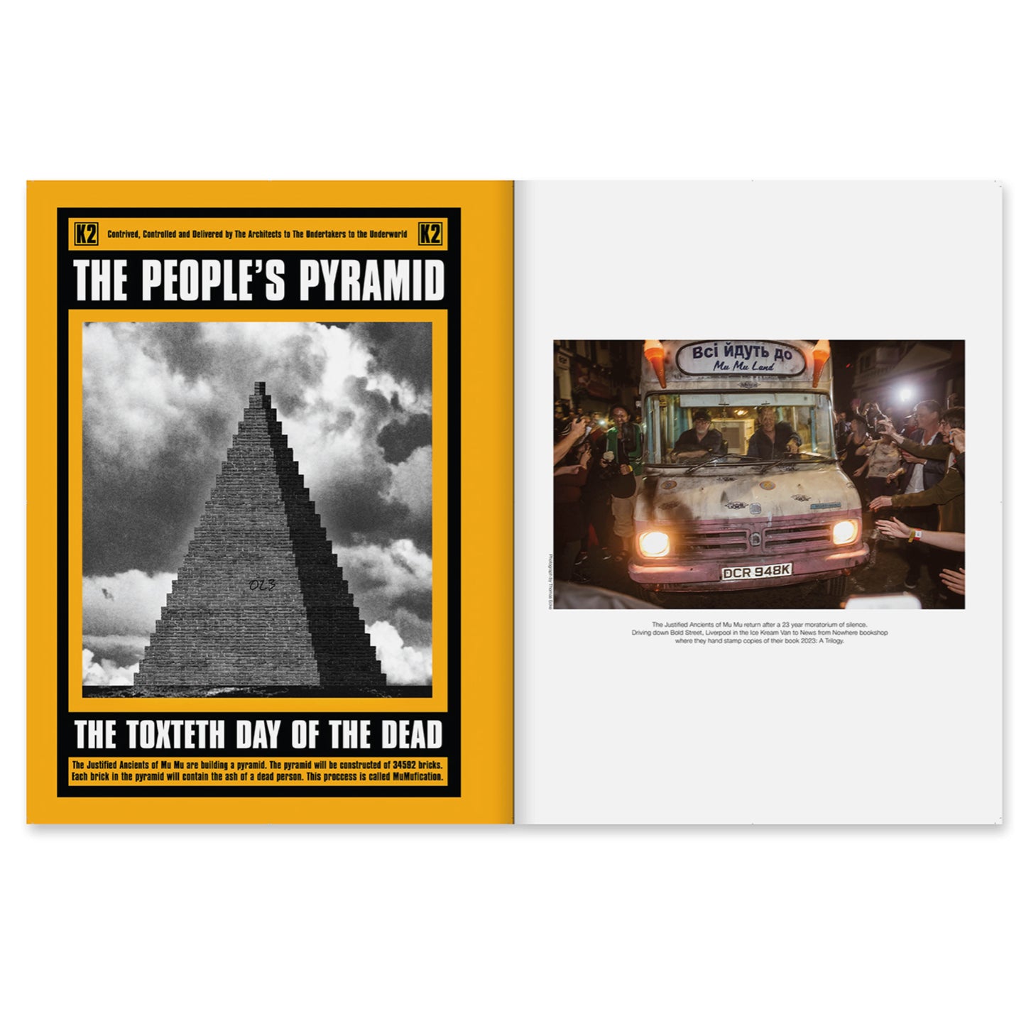 THE MANUAL (How To Build a Peoples Pyramid the Hard Way) paperback Book