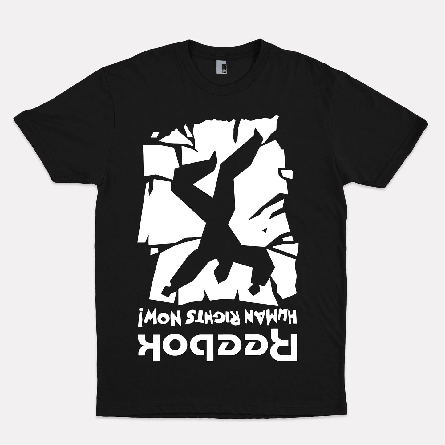 HUMAN RIGHTS black T-shirt