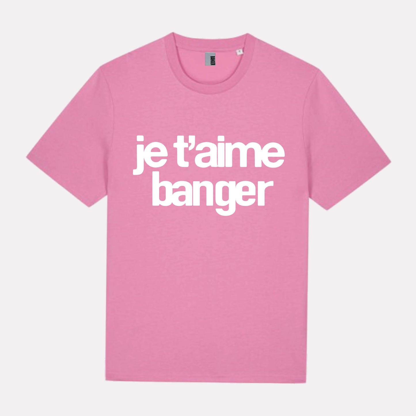 JE T'AIME pink T-shirt