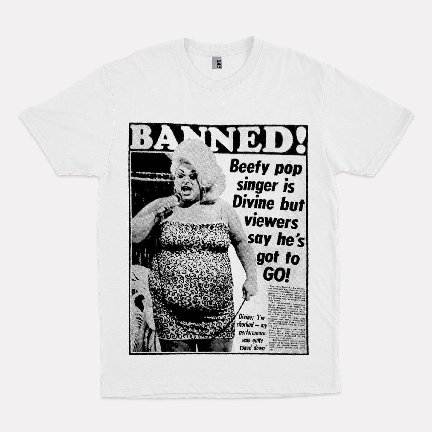 DIVINE white T-shirt