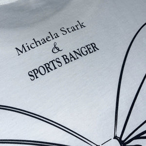 MICHAELA STARK x SPORTS BANGER white T-shirt