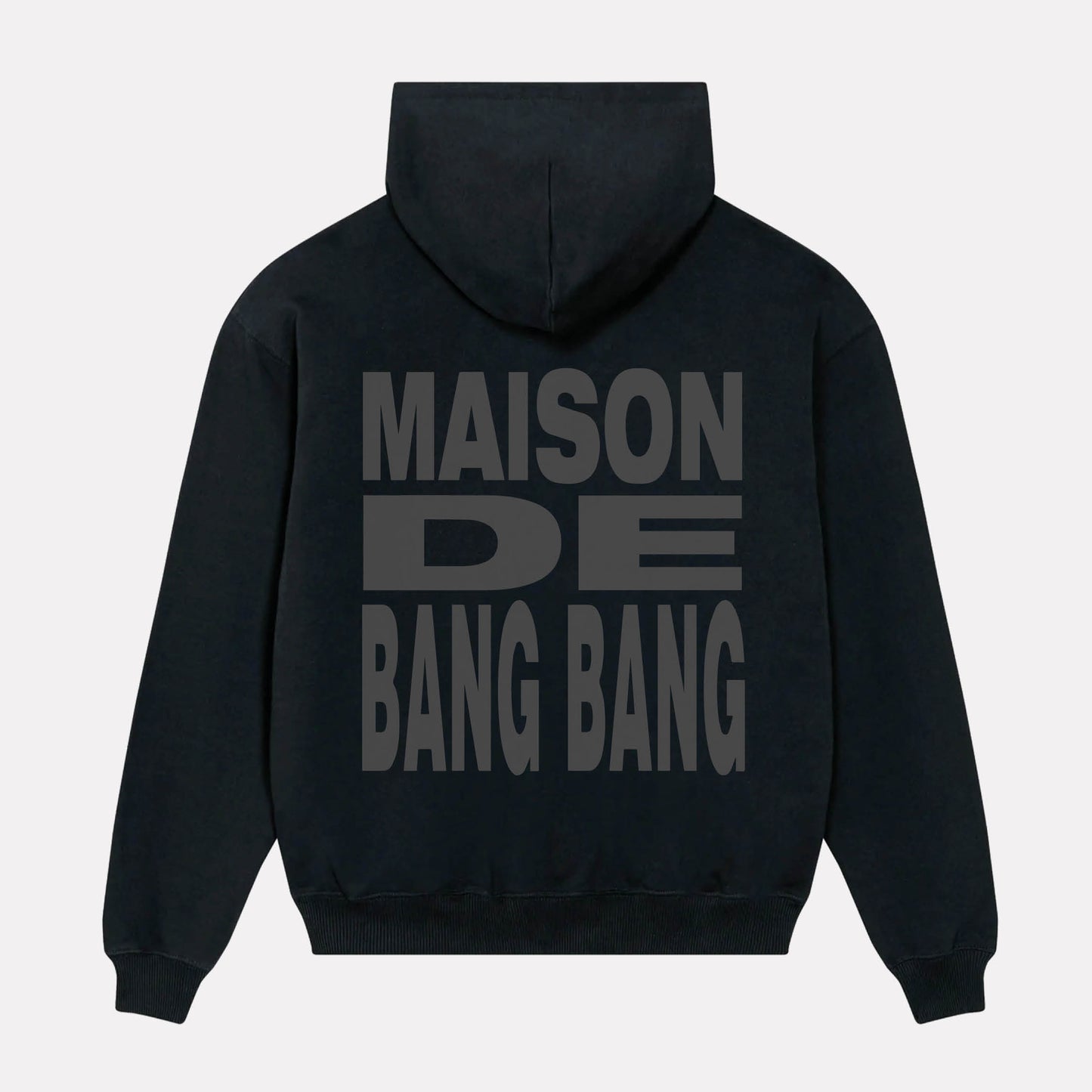MAISON DE BANG BANG black hoodie