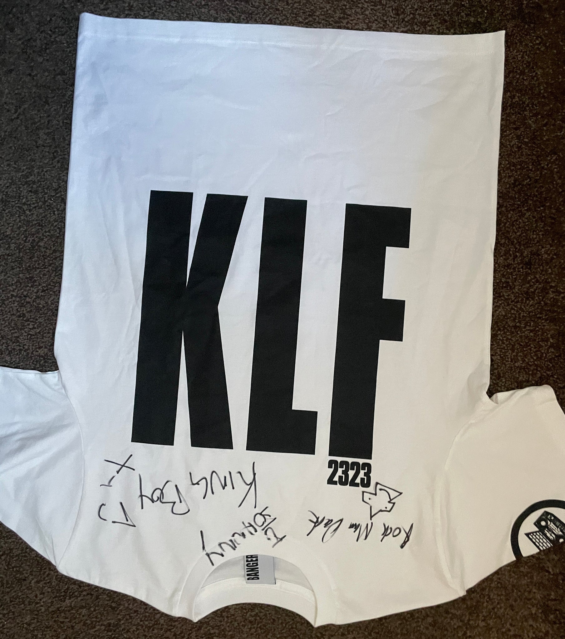 KLF BANGER 2323 white T-shirt – Sports Banger