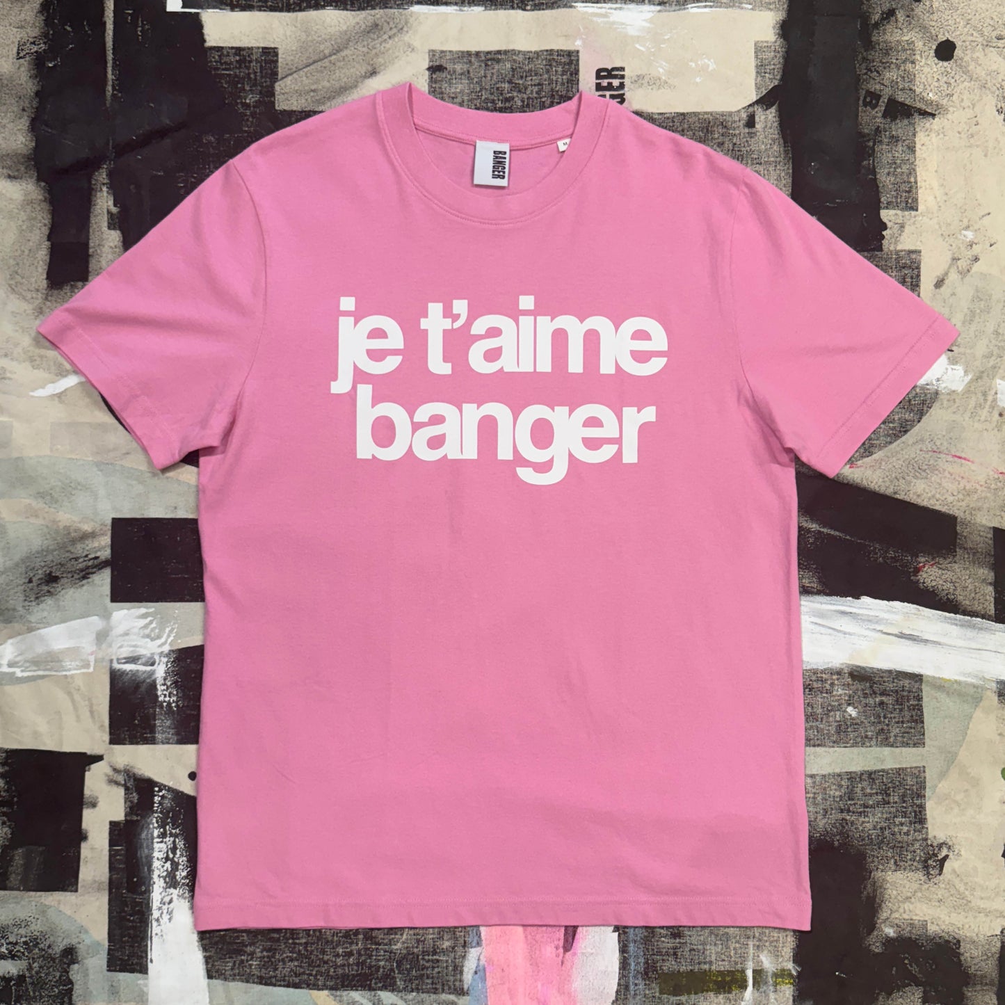 JE T'AIME pink T-shirt