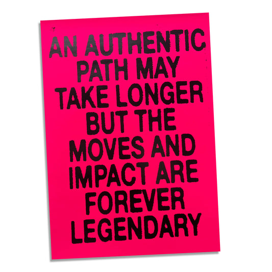 LEGENDARY neon poster