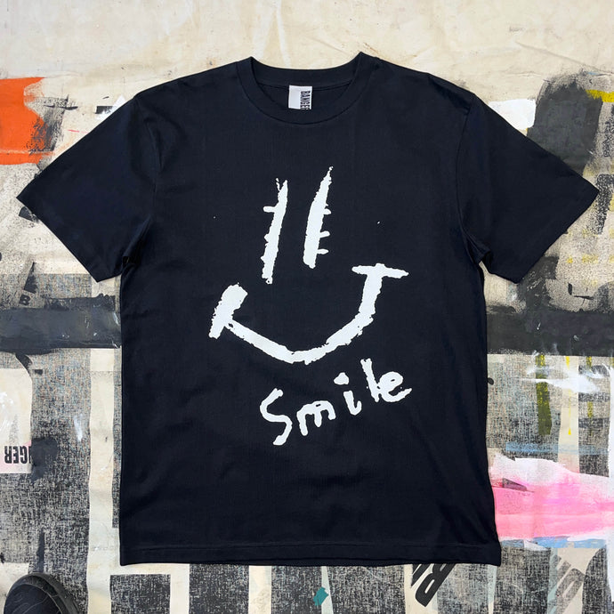 SMILE PEACE black T-shirt