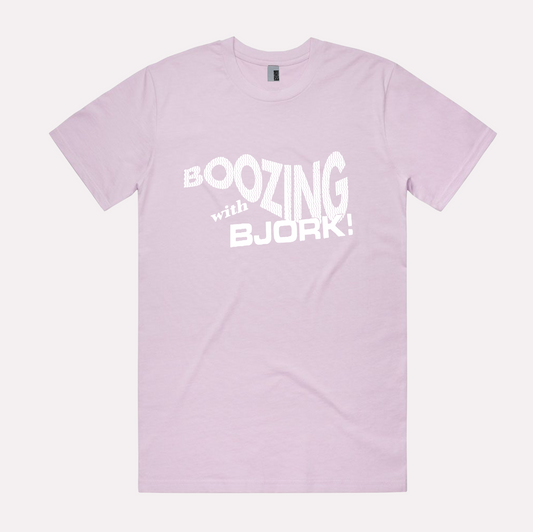 BOOZING WITH BJORK T-shirt