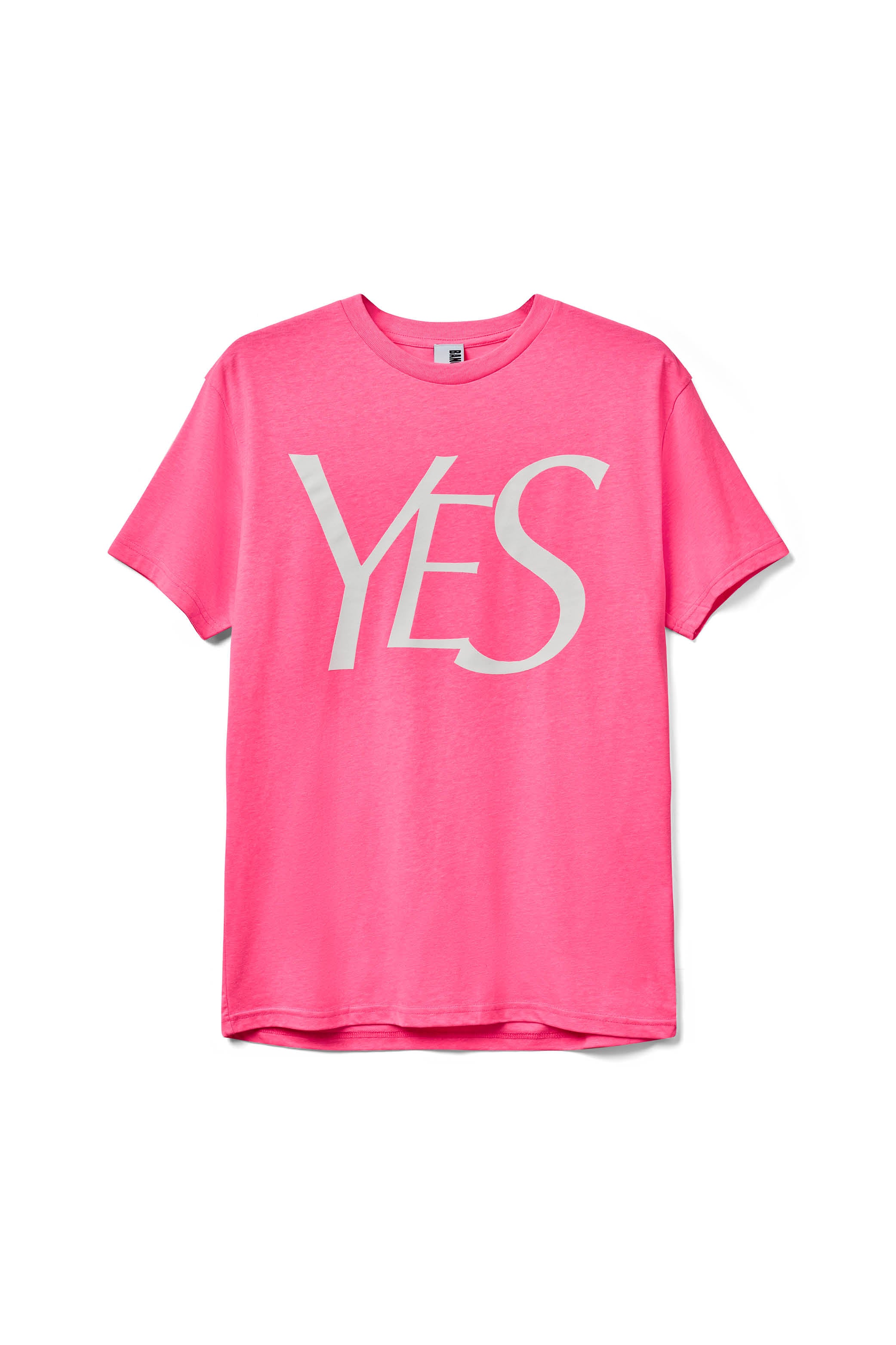 YES PEACE T-SHIRT NEON PINK
