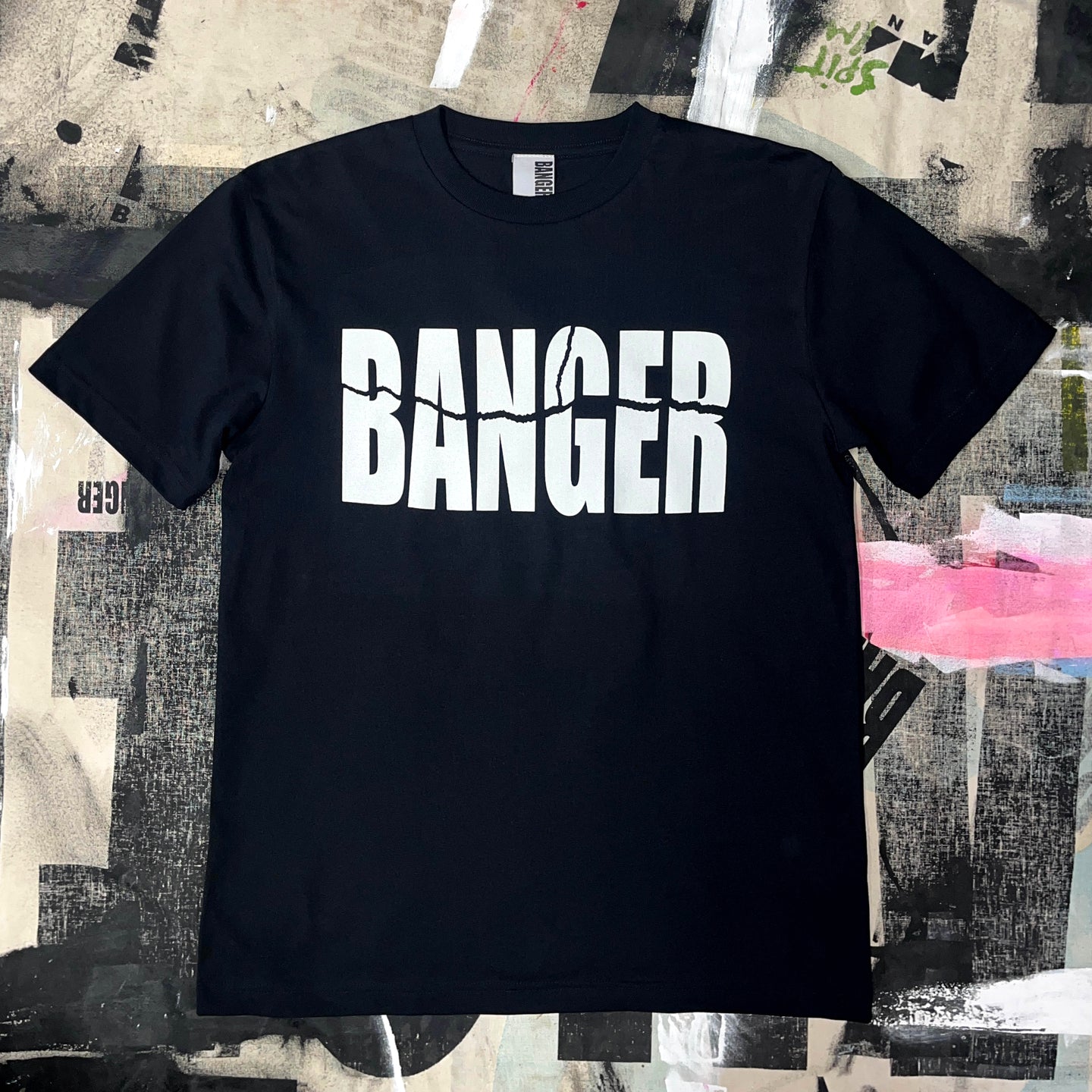 CRACKED BANGER black T-shirt