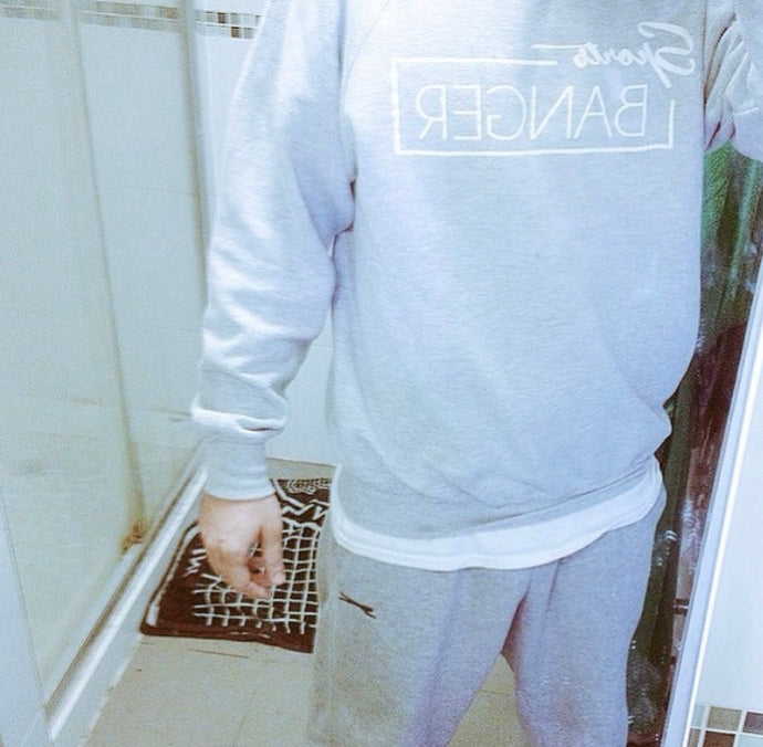 SPORTS BANGER ORIGINAL LOGO JUMPER GREY