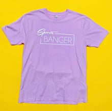 OG BANGER LOGO / MAISON BACK pink t shirt