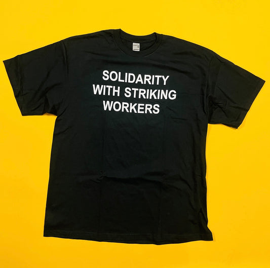 UP THE WORKERS black T-shirt