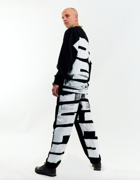 BIG BANGER OVERPRINT black tracksuit